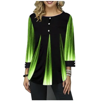 5XL Large Size Gradient Print Tee Women Spring Casual Loose Tops Long Sleeve O-Neck T-Shirt Fashion Female TShirt 4XL Streetwear 
5XL Large Size Gradient Print Tee Women Spring Casual Loose Tops Long Sleeve O-Neck T-Shirt Fashion Female TShirt 4XL Streetwear