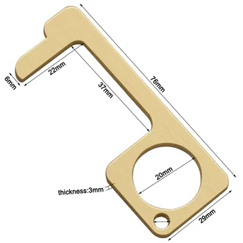 Door Door Opener Opener Handle Key Portable Home Hotel Brass Accessory Tool For Opening Doors Pressing Elevators
Door Door Opener Opener Handle Key Portable Home Hotel Brass Accessory Tool For Opening Doors Pressing Elevators