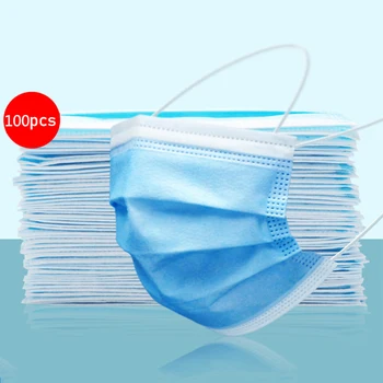 100PCS Mask Disposable Earloop Face Mouth Masks 3 Layer Protection Anti-Dust Mask Safe Breathable Mouth Mask mascarillas masque
100PCS Mask Disposable Earloop Face Mouth Masks 3 Layer Protection Anti-Dust Mask Safe Breathable Mouth Mask mascarillas masque