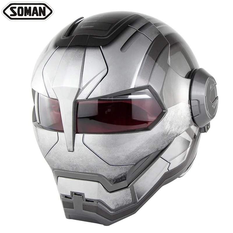 New Style Soman Cool Motorcycle Robot Helmet Iron Man Harley Transformers Modular Helmet 515
New Style Soman Cool Motorcycle Robot Helmet Iron Man Harley Transformers Modular Helmet 515