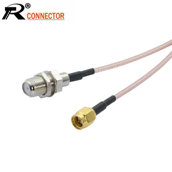 2pcs/lot F Female to SMA Male Connector RG316 Pigtail Cable SMA to F Adapter Extension RF Coaxial Cable 15cm 6" Cable
2pcs/lot F Female to SMA Male Connector RG316 Pigtail Cable SMA to F Adapter Extension RF Coaxial Cable 15cm 6" Cable