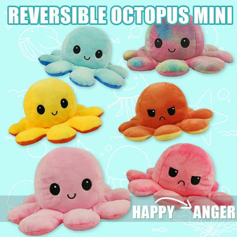 Reversible Octopus Cute Stuffed Plush Doll Toy Soft Simulation Octopus Flip Octopus Animal Home Accessories Doll Kids Gifts Toy
Reversible Octopus Cute Stuffed Plush Doll Toy Soft Simulation Octopus Flip Octopus Animal Home Accessories Doll Kids Gifts Toy