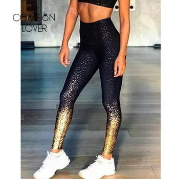 Comeonlover Fitness Seamless Workout Stretchy Leggings Gold-Dot Fashion Broeken Women High Street Sport Jogger Mujer TI2529
Comeonlover Fitness Seamless Workout Stretchy Leggings Gold-Dot Fashion Broeken Women High Street Sport Jogger Mujer TI2529