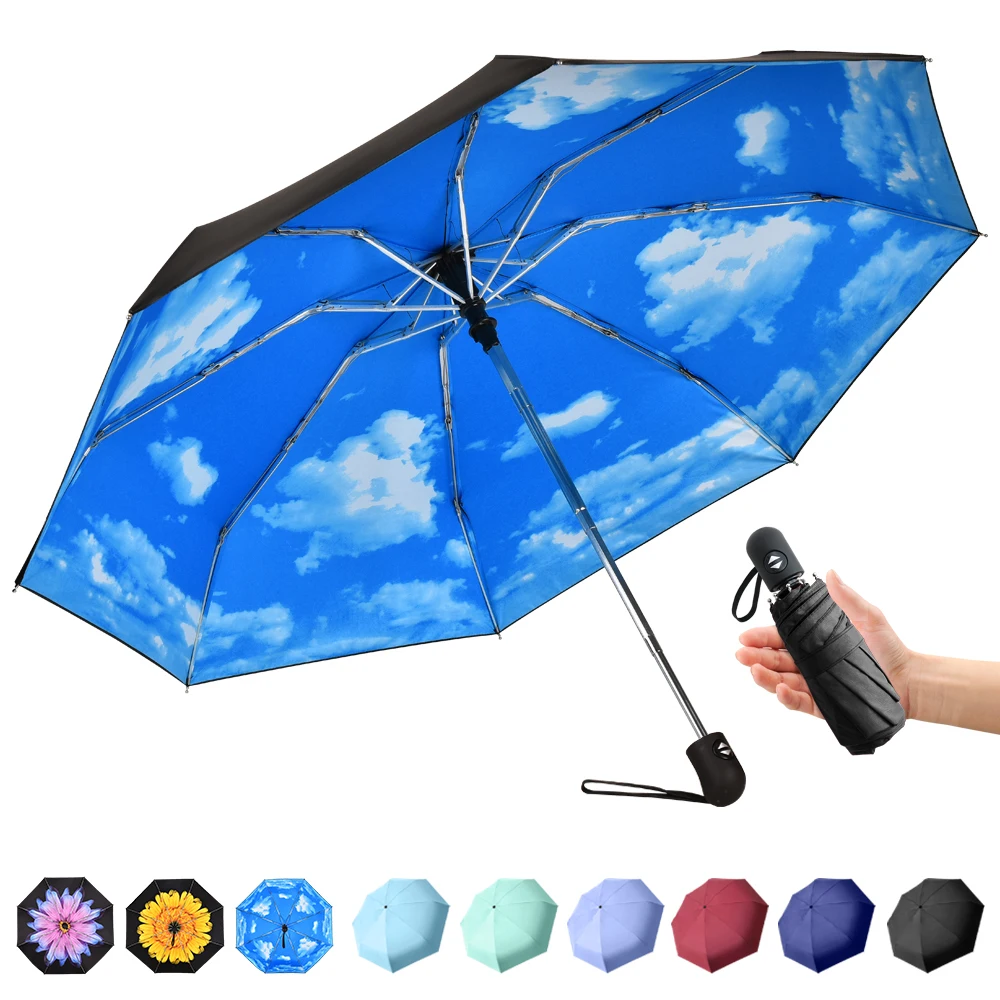 Travel Mini Umbrella Automatic Umbrellas Auto Open Close Lightweight Portable Sun & Rain Floding Compact Women Umbrella
Travel Mini Umbrella Automatic Umbrellas Auto Open Close Lightweight Portable Sun & Rain Floding Compact Women Umbrella