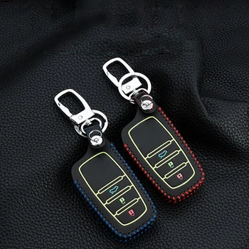 Luminous Top Layer Leather Controller Keychain Cover Key Ring Chain Car Remote Fob Key Case Keyring Car Accesories
Luminous Top Layer Leather Controller Keychain Cover Key Ring Chain Car Remote Fob Key Case Keyring Car Accesories