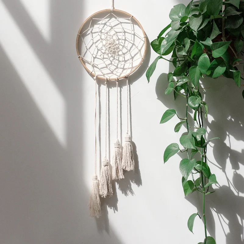 Macrame Wall Hanging Nordic Woven Handmade Boho Decor White Round Living Room Headboard Decor Tassel Tapestry Wall Hanging
Macrame Wall Hanging Nordic Woven Handmade Boho Decor White Round Living Room Headboard Decor Tassel Tapestry Wall Hanging