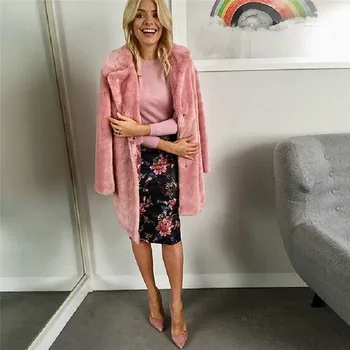 Pink Long Teddy Bear Jacket Coat Women Winter 2019 Thick Warm Oversized Outerwear Overcoat Women Faux Lambswool Fur Coats O15
Pink Long Teddy Bear Jacket Coat Women Winter 2019 Thick Warm Oversized Outerwear Overcoat Women Faux Lambswool Fur Coats O15