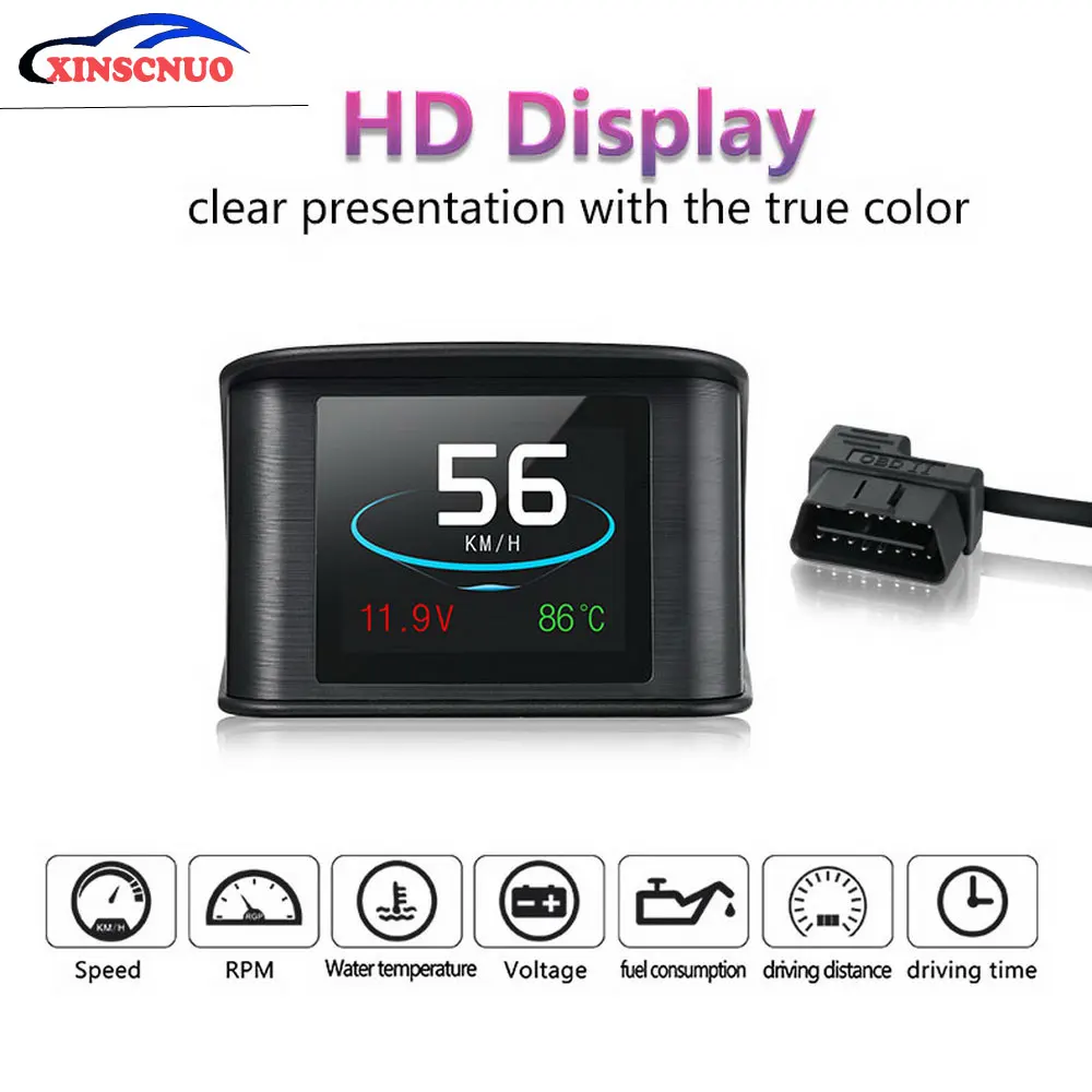 Car HUD Head Up Display Universal OBD2 Head-Up Speed Projector Safe Driving System Security Alarm Water temp Overspeed RPM
Car HUD Head Up Display Universal OBD2 Head-Up Speed Projector Safe Driving System Security Alarm Water temp Overspeed RPM