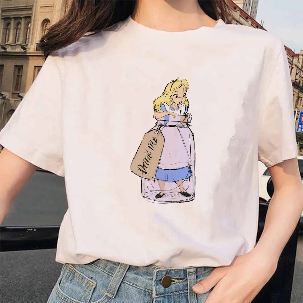 T Shirt Women Harajuku Tee Alice in Wonderland Streetwear Clothes Ulzzang Tshirt Vintage Hip Hop Fashion T-shirt Female
T Shirt Women Harajuku Tee Alice in Wonderland Streetwear Clothes Ulzzang Tshirt Vintage Hip Hop Fashion T-shirt Female