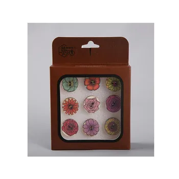9pcs Retro Flower Push Pins Creative Pushpin Decoration Cork Board Photo Wall Painting Nail Standard Pin Office Thumbtack Pin 
9pcs Retro Flower Push Pins Creative Pushpin Decoration Cork Board Photo Wall Painting Nail Standard Pin Office Thumbtack Pin