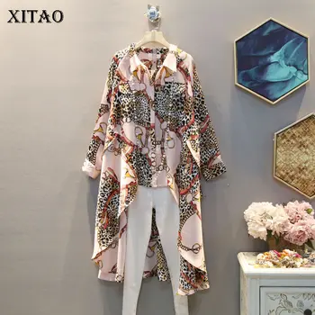 XITAO Vintage Print Pattern Blouse Irregular Small Fresh Casual Single Breast Full Sleeve Goddess Fan Style Shirt DMY3473
XITAO Vintage Print Pattern Blouse Irregular Small Fresh Casual Single Breast Full Sleeve Goddess Fan Style Shirt DMY3473