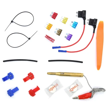10PCS/Set 12V Mini Size Car Fuse Holder Add-a-circuit Piggy Back Fuse Tap Adapter Cigarette Lighter Added Tool Kits
10PCS/Set 12V Mini Size Car Fuse Holder Add-a-circuit Piggy Back Fuse Tap Adapter Cigarette Lighter Added Tool Kits