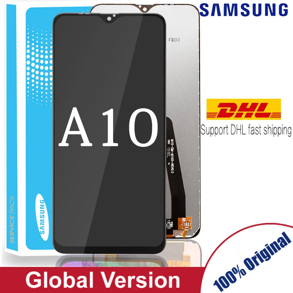 Original 6.2" LCD for SAMSUNG Galaxy A10 A105 A105F SM-A105F LCD Display Screen Digitizer Assembly Service pack
Original 6.2" LCD for SAMSUNG Galaxy A10 A105 A105F SM-A105F LCD Display Screen Digitizer Assembly Service pack