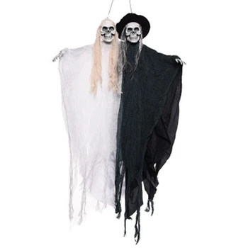 Horror Props py Skeleton Face Hanging Ghost Halloween Decoration Horror Haunted House Halloween Props Supplies
Horror Props py Skeleton Face Hanging Ghost Halloween Decoration Horror Haunted House Halloween Props Supplies