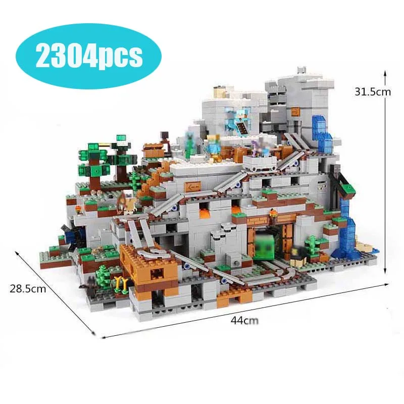 2304PCS My Worlds The Cave TOYS Compatible lepining City 21137 Stacking Block Model Building Kit Blocks Bricks
2304PCS My Worlds The Cave TOYS Compatible lepining City 21137 Stacking Block Model Building Kit Blocks Bricks