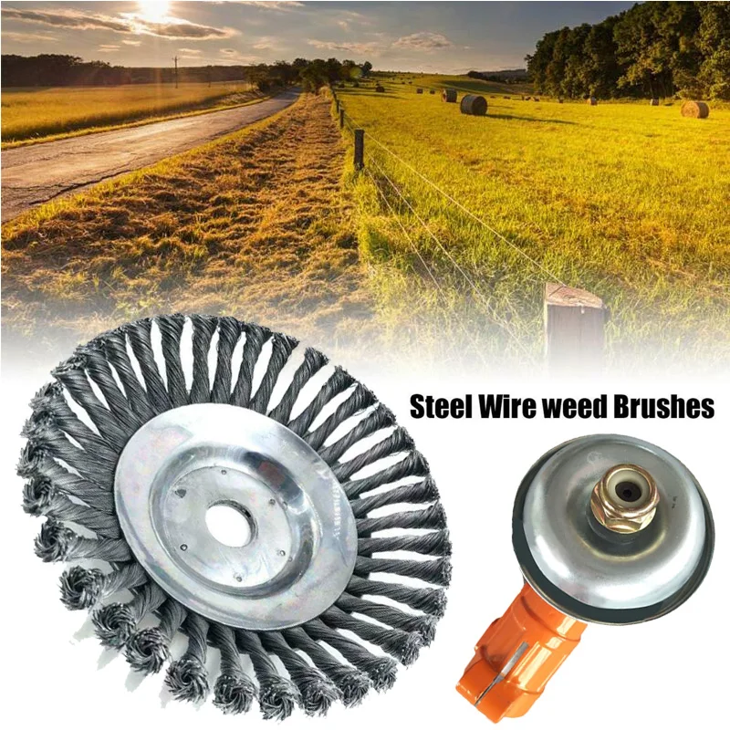 Steel Wire Weeding Brush For Weed Eater Gearbox Polishing Remover Buffer Lawn Mowers Tools
Steel Wire Weeding Brush For Weed Eater Gearbox Polishing Remover Buffer Lawn Mowers Tools