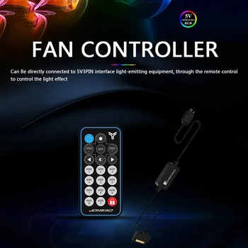 Jonsbo AURA RGB Fan Controller SATA LED Light Strips 5V 3Pin Remote Control
Jonsbo AURA RGB Fan Controller SATA LED Light Strips 5V 3Pin Remote Control