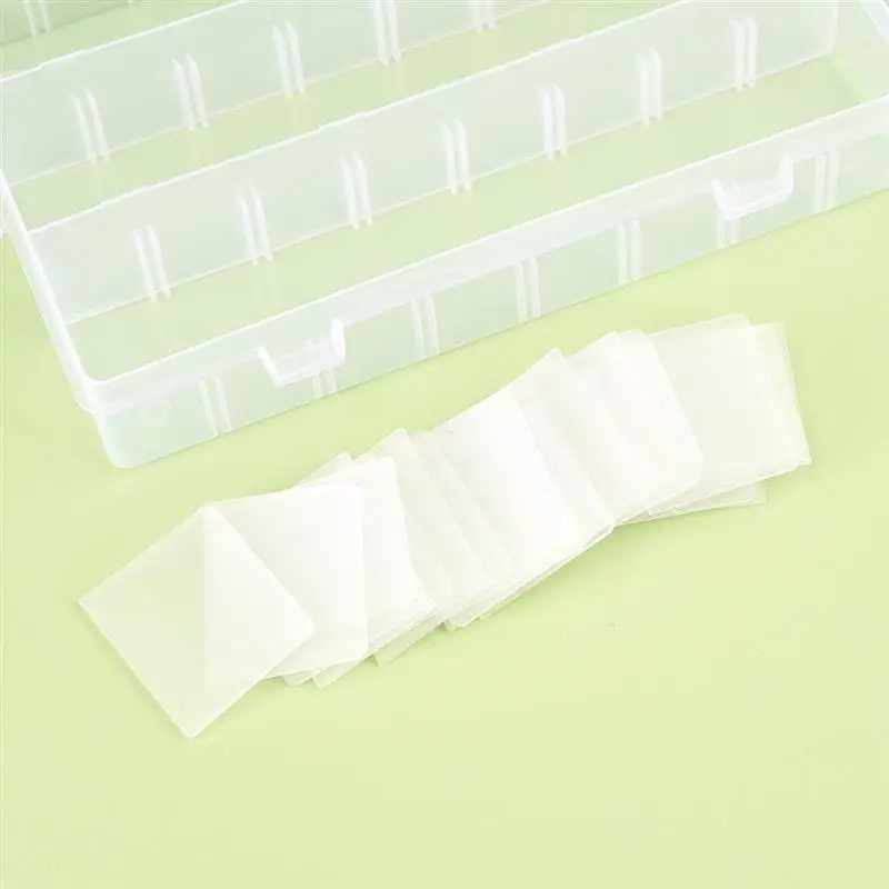 Description Picture 6 of itemTransparent 24 Grids Storage Box Plastic Embroidery Floss Bobbins Beads Pill Storage Organizer DIY Cross Stitch Sewing Tool