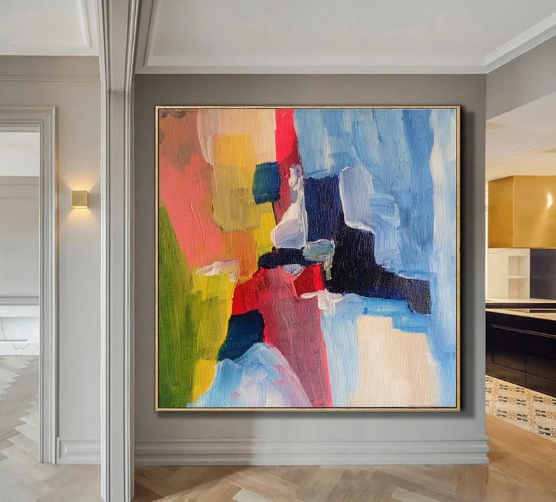 Painting On Canvas Oversize Painting Colorful Painting Blue Painting Red Painting Abstract Painting Dine Room Wall Art Large
Painting On Canvas Oversize Painting Colorful Painting Blue Painting Red Painting Abstract Painting Dine Room Wall Art Large
