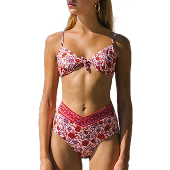 Women's Backless Swimsuit New Fashion Floral Pattern 2pcs Swimwear Female Beach Bathing Suit One/Two Piece Floral Printed Bikini
Women's Backless Swimsuit New Fashion Floral Pattern 2pcs Swimwear Female Beach Bathing Suit One/Two Piece Floral Printed Bikini