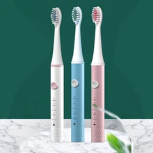 

Ultrasonic Electric Toothbrush IPX7 Waterproof Smart 5-Speed Brush Rechargeable Sonic Brushing Vibration DuPont Soft Toothbrush