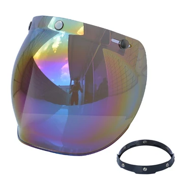 Durable 3 Snap Frame Riding Windshield Retro Bubble Visor Universal Anti Fog UV Protection Dustproof Motorcycle Helmet Lens Set
Durable 3 Snap Frame Riding Windshield Retro Bubble Visor Universal Anti Fog UV Protection Dustproof Motorcycle Helmet Lens Set