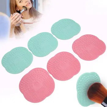 6pcs Silicone Makeup Brush Cleaner Pad Makeup Brush Scrubber Board (Pink+Mint Green) Makeup Tool Accessories Kit
6pcs Silicone Makeup Brush Cleaner Pad Makeup Brush Scrubber Board (Pink+Mint Green) Makeup Tool Accessories Kit