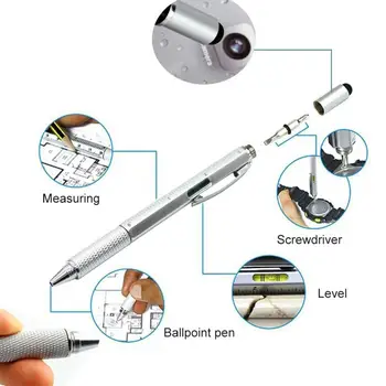 2020 8 color Multifunction Tool Ballpoint Pen Screwdriver Ruler Spirit Level Creative Stationery Gift Touch Screen Stylus Design
2020 8 color Multifunction Tool Ballpoint Pen Screwdriver Ruler Spirit Level Creative Stationery Gift Touch Screen Stylus Design