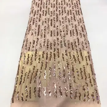 New Gold Line African Lace Fabric 2020 High Quality Lace Nigerian Sequins Lace Fabrics Embroidered French Lace Fabric For Women
New Gold Line African Lace Fabric 2020 High Quality Lace Nigerian Sequins Lace Fabrics Embroidered French Lace Fabric For Women