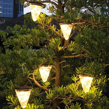 Cone Holiday 3 Modes Solar Lanterns Outdoor Garden Lamp Romantic Decorative Hanging Lights Waterproof
Cone Holiday 3 Modes Solar Lanterns Outdoor Garden Lamp Romantic Decorative Hanging Lights Waterproof