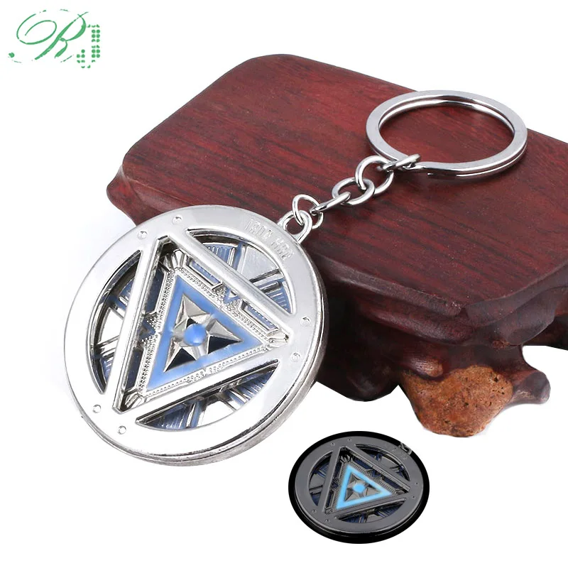 RJ Avengers Serise Super Heros Iron Man Keychain Luminous Tony Stark Heart Arc Reactor llaveros Men Blue Car Keyring Jewelry
RJ Avengers Serise Super Heros Iron Man Keychain Luminous Tony Stark Heart Arc Reactor llaveros Men Blue Car Keyring Jewelry