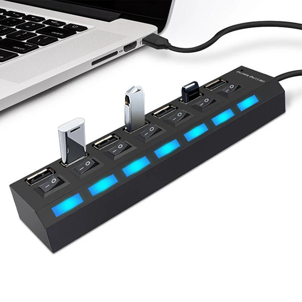USB 3.0 HUB 2.0 HUB Multi USB Splitter USB 3 Hab Use Power Adapter Hub USB 3.0 7 Ports Expander PC Computer Accessories
USB 3.0 HUB 2.0 HUB Multi USB Splitter USB 3 Hab Use Power Adapter Hub USB 3.0 7 Ports Expander PC Computer Accessories