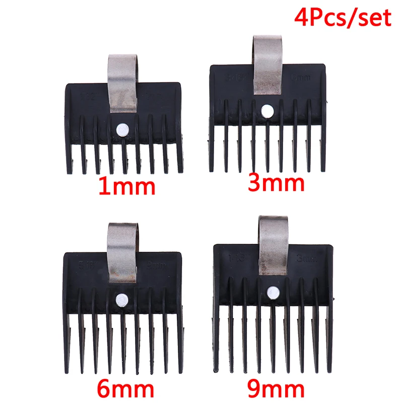 4pcs/set Hair Clipper Limit Comb Guide Attachment Size Barber Replacement Hair Styler tools
4pcs/set Hair Clipper Limit Comb Guide Attachment Size Barber Replacement Hair Styler tools