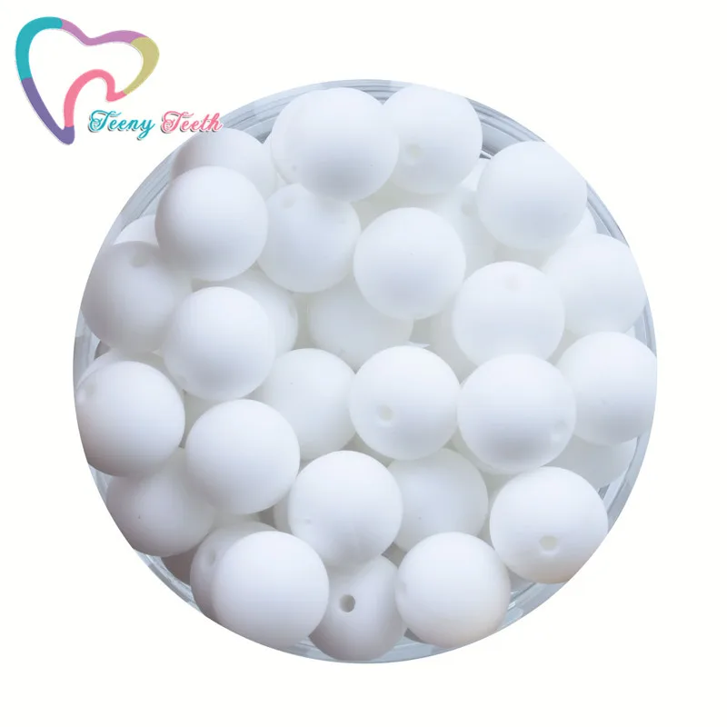Teeny Teeth 100 PCS Snow White Silicone Round Beads Size 9-19 MM Eco-friendly Sensory Teething Necklace Mom Nursing DIY Jewelry
Teeny Teeth 100 PCS Snow White Silicone Round Beads Size 9-19 MM Eco-friendly Sensory Teething Necklace Mom Nursing DIY Jewelry