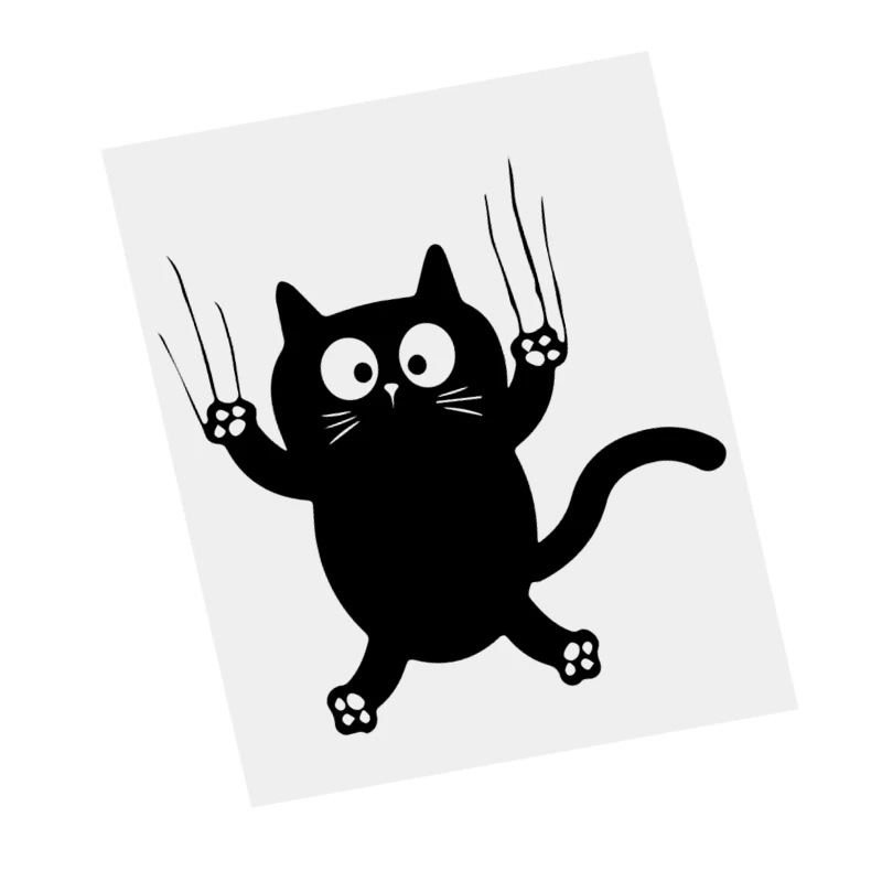 S51707# Black Transparent Car Stickers Vinyl Decal Chubby Cat Motorcycle Decorative Accessories Waterproof
S51707# Black Transparent Car Stickers Vinyl Decal Chubby Cat Motorcycle Decorative Accessories Waterproof