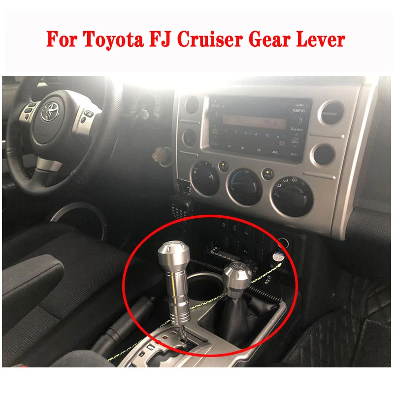 

For Toyota FJ Cruiser Gear Lever Handbrake Lever FJ Alloy Gear Shift Knob Car FJ Gear Shift Knob Shifter Accessories
