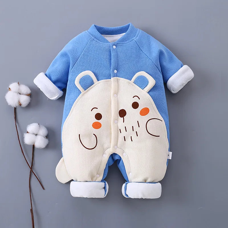 

Baby new born clothes rompers for boys girls winter 1st birthday Christmas jumpsuit jacket baby clothing outfit rompers overalls