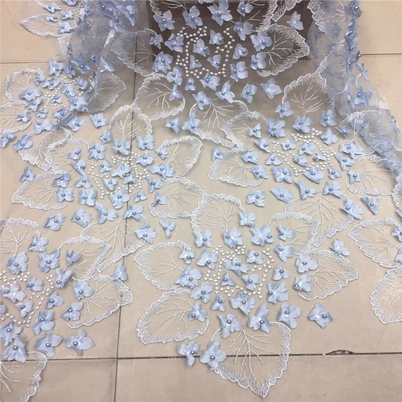 2019 African Net Sky Blue Beads Embroiderd High Quality French Lace Fabric Nigerian Lace Fabric For Wedding
2019 African Net Sky Blue Beads Embroiderd High Quality French Lace Fabric Nigerian Lace Fabric For Wedding