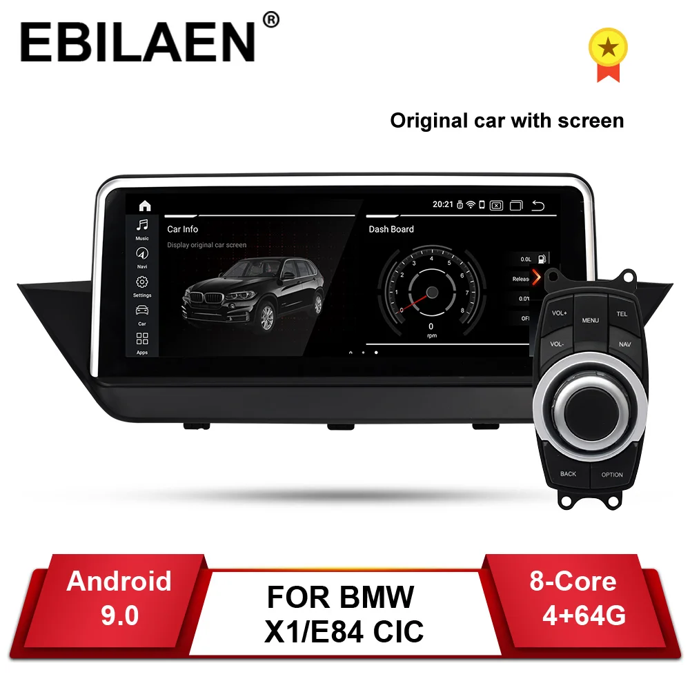 EBILAEN Android 9.0 Car DVD GPS Player For BMW X1 E84 2009-2015 CIC Navigation Auto Raido Multimedia iDrive 4GB+64GB IPS Screen
EBILAEN Android 9.0 Car DVD GPS Player For BMW X1 E84 2009-2015 CIC Navigation Auto Raido Multimedia iDrive 4GB+64GB IPS Screen