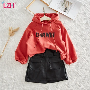 LZH 2020 Autumn Fashion Children Clothing Hooded Long-sleeved Sweater+Leather Skirt 2pcs Sets Kids Outfit Suit For Girls Clothes
LZH 2020 Autumn Fashion Children Clothing Hooded Long-sleeved Sweater+Leather Skirt 2pcs Sets Kids Outfit Suit For Girls Clothes