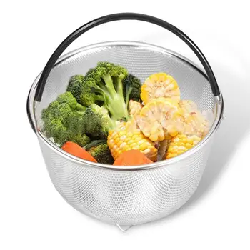 Steamer Basket Pressure Cooker Accessories 6 Qt Stainless Steel Insert Strainer Fits 6Q Kitchen Food Fruit Holder Storage Bags
Steamer Basket Pressure Cooker Accessories 6 Qt Stainless Steel Insert Strainer Fits 6Q Kitchen Food Fruit Holder Storage Bags