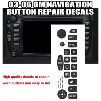 Car Navigation Radio Button Repair Sticker Decal For Chevrolet For Cadillac Car Styling Accessories Button Repair Stickers
Car Navigation Radio Button Repair Sticker Decal For Chevrolet For Cadillac Car Styling Accessories Button Repair Stickers