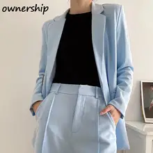 2021 Women Elegant Trouser Suit Spring Autumn Female Button Up Long Sleeve Blazer Office Lady High Waist Pants Sets Shorts
2021 Women Elegant Trouser Suit Spring Autumn Female Button Up Long Sleeve Blazer Office Lady High Waist Pants Sets Shorts