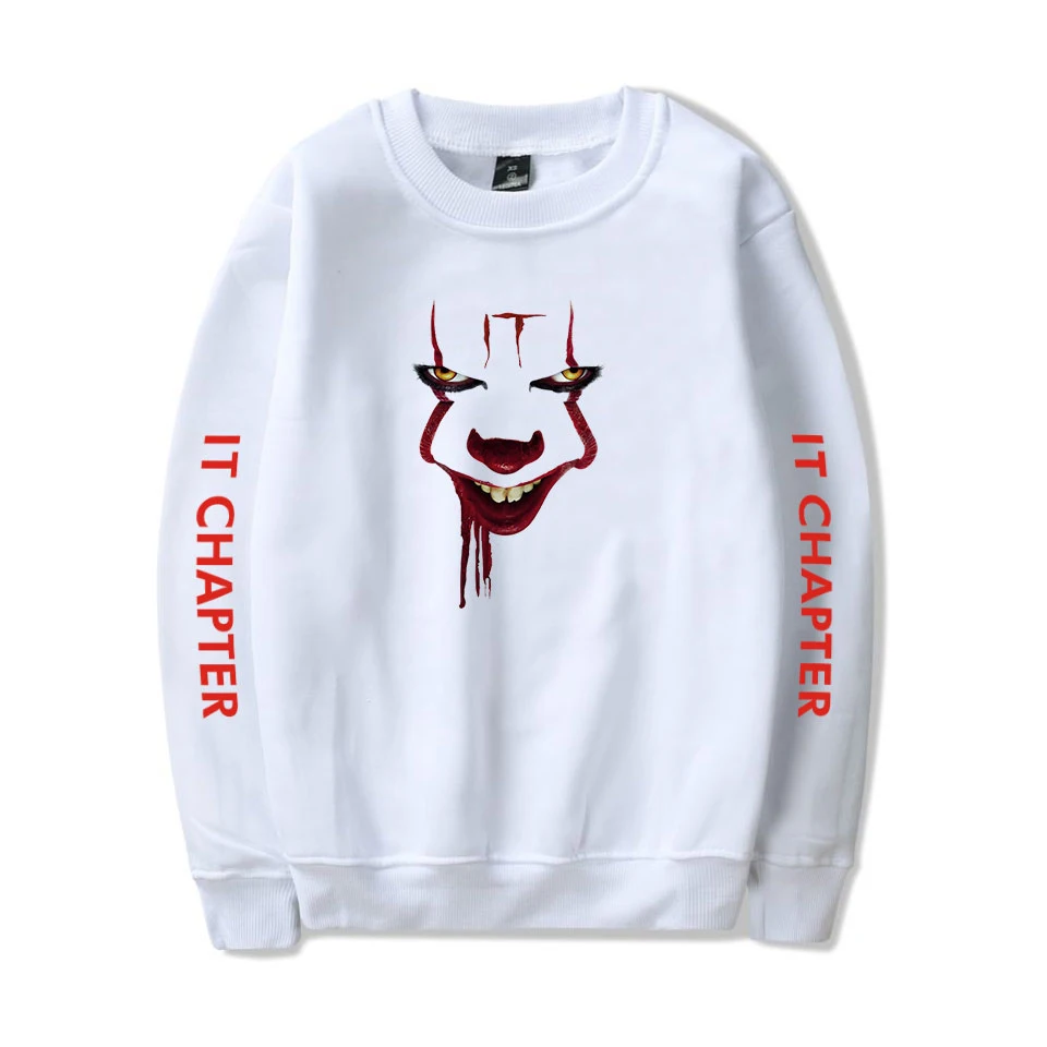 2019 Horror Movie Print It Chapter Two Sweatshirt Men/Women Casual Boy/Girl Harajuku It Chapter 2 Round Neck White Sweatshirt
2019 Horror Movie Print It Chapter Two Sweatshirt Men/Women Casual Boy/Girl Harajuku It Chapter 2 Round Neck White Sweatshirt