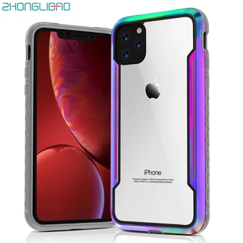 Shockproof Phone Case for IPhone 11 Pro Max Military Grade Drop Cover for IPhone 11 Pro Non-slip Silicone Hard Aluminum Bumper
Shockproof Phone Case for IPhone 11 Pro Max Military Grade Drop Cover for IPhone 11 Pro Non-slip Silicone Hard Aluminum Bumper