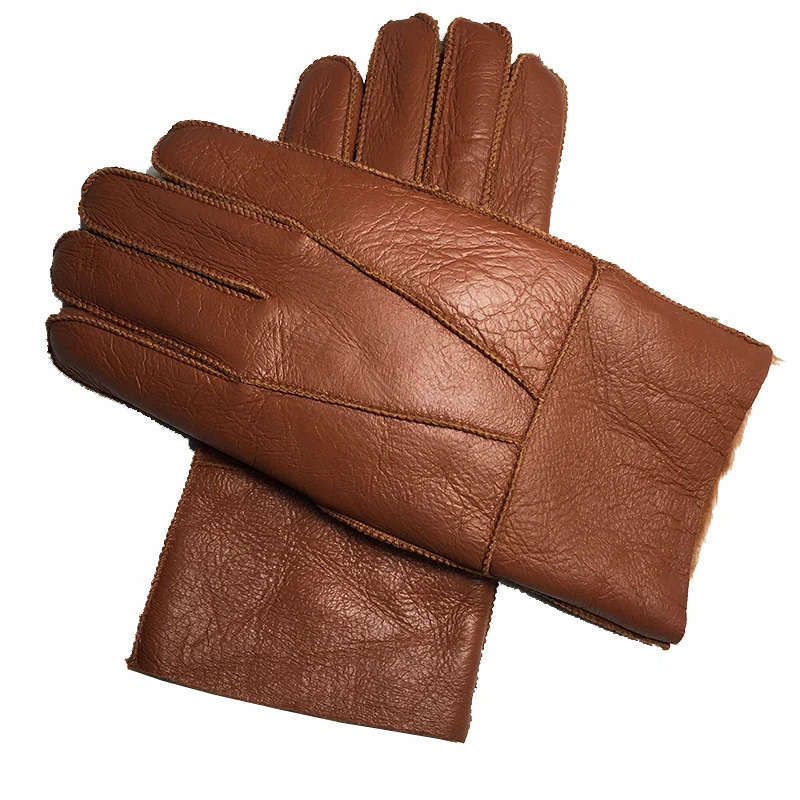 Winter Gloves Men New 2020 Fashion Russian Warm 100% Real Leather Sheepskin Full Finger Men's Classic Gloves Mittens
Winter Gloves Men New 2020 Fashion Russian Warm 100% Real Leather Sheepskin Full Finger Men's Classic Gloves Mittens