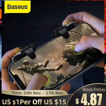 Baseus Pubg Mobile Trigger Gamepad Controller Sensitive Touch R1 Fire Button Shooter Right Control Key Joystick for IOS Android
Baseus Pubg Mobile Trigger Gamepad Controller Sensitive Touch R1 Fire Button Shooter Right Control Key Joystick for IOS Android