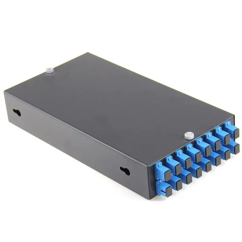 Fiber optic terminal box 16 core Desktop SC/UPC with adapter pigtail 16 Ports Fiber optical Patch Panel
Fiber optic terminal box 16 core Desktop SC/UPC with adapter pigtail 16 Ports Fiber optical Patch Panel
