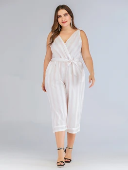 Casual Jumpsuits sleeveless Loose Cotton Spring 2020 New Large Plus Size Women's Wear Striped Trousers Pants Jumpsuits 38J
Casual Jumpsuits sleeveless Loose Cotton Spring 2020 New Large Plus Size Women's Wear Striped Trousers Pants Jumpsuits 38J