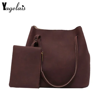 High Quality Women's Suede Handbag Soft Leather Handbag 2PCS Tote Bag Set Women Shoulder Bag Large Casual Tote Bag
High Quality Women's Suede Handbag Soft Leather Handbag 2PCS Tote Bag Set Women Shoulder Bag Large Casual Tote Bag